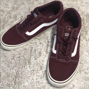 Maroon vans